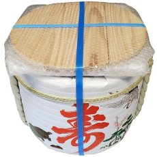 画像7: 樽酒容器 寿鶴亀 2斗樽size 何度でも使える樽酒容器 taruzake-kid (7)