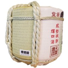 画像4: 飾り樽 天鷹 4斗樽 72Lsize ディスプレイ樽 Japanese sake decorative barrel 樽酒 海外発送 (4)