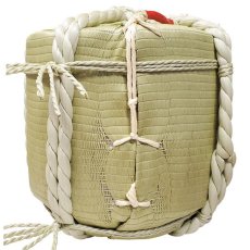 画像8: 飾り樽 雷神 1斗樽 18Lsize ディスプレイ樽 Japanese sake decorative barrel 樽酒 海外発送 (8)