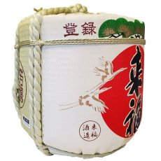 画像6: 飾り樽 来福 4斗樽 72Lsize ディスプレイ樽 Japanese sake decorative barrel 樽酒 海外発送 (6)