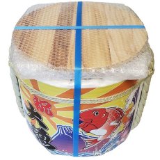 画像11: 樽酒屋特製 ステンレス容器型樽 大漁 1斗樽 海外発送可能樽 何度でも使える樽酒容器 taruzake-kid (11)