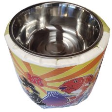 画像2: 樽酒屋特製 ステンレス容器型樽 大漁 1斗樽 海外発送可能樽 何度でも使える樽酒容器 taruzake-kid (2)