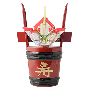 角樽 つのだる 縁起の良い来福角樽 1.8L 祝樽 結納 御祝 結婚 結納品