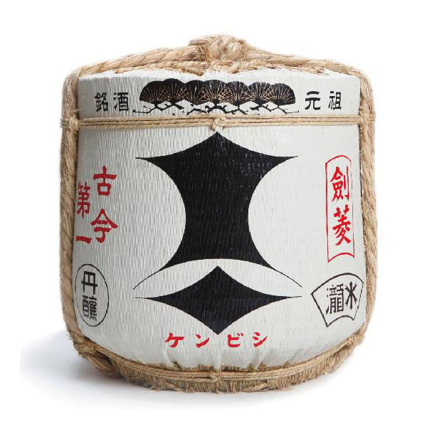 酒樽 一対 外箱付 江戸時代 明治時代 年代物 黒漆塗 指樽 祝樽