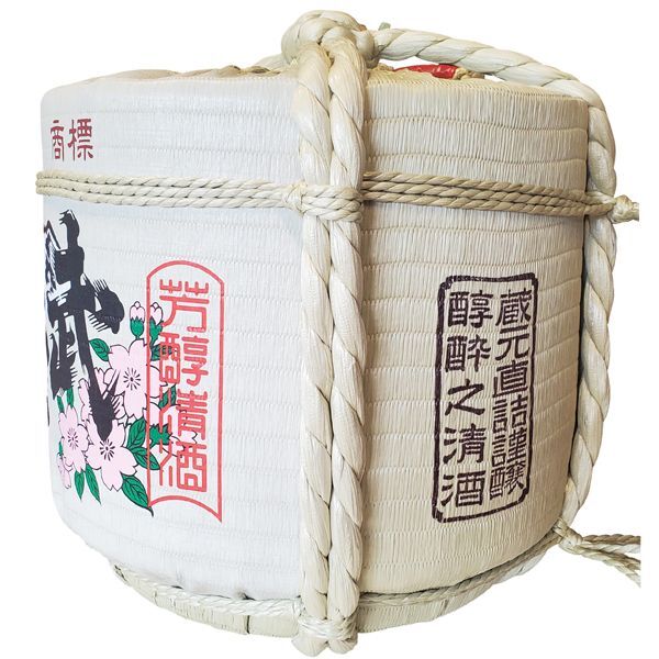 飾り樽 武勇 1斗樽 18Lsize ディスプレイ樽 Japanese sake decorative barrel 樽酒 海外発送