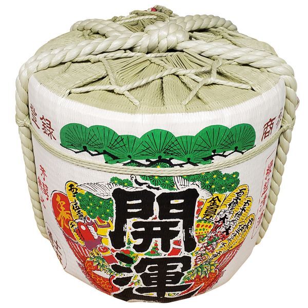 飾り樽 開運 4斗樽 72Lsize ディスプレイ樽 Japanese sake decorative barrel 樽酒 海外発送