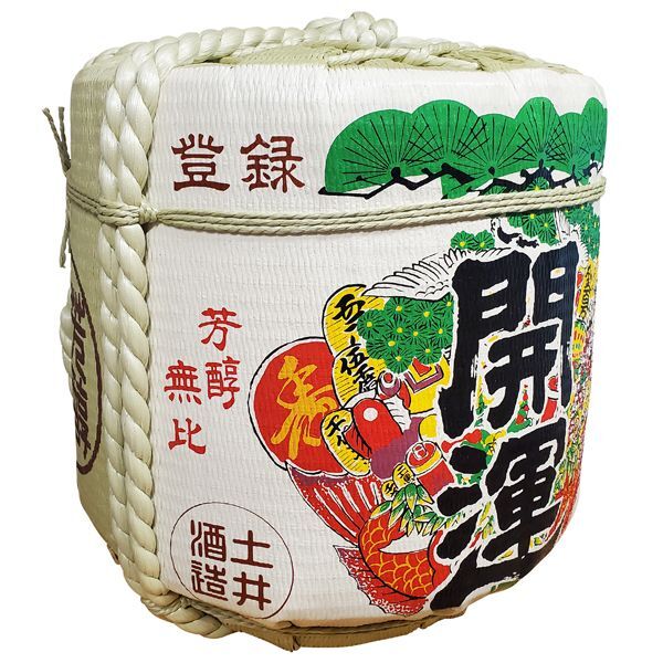 飾り樽 開運 4斗樽 72Lsize ディスプレイ樽 Japanese sake decorative barrel 樽酒 海外発送